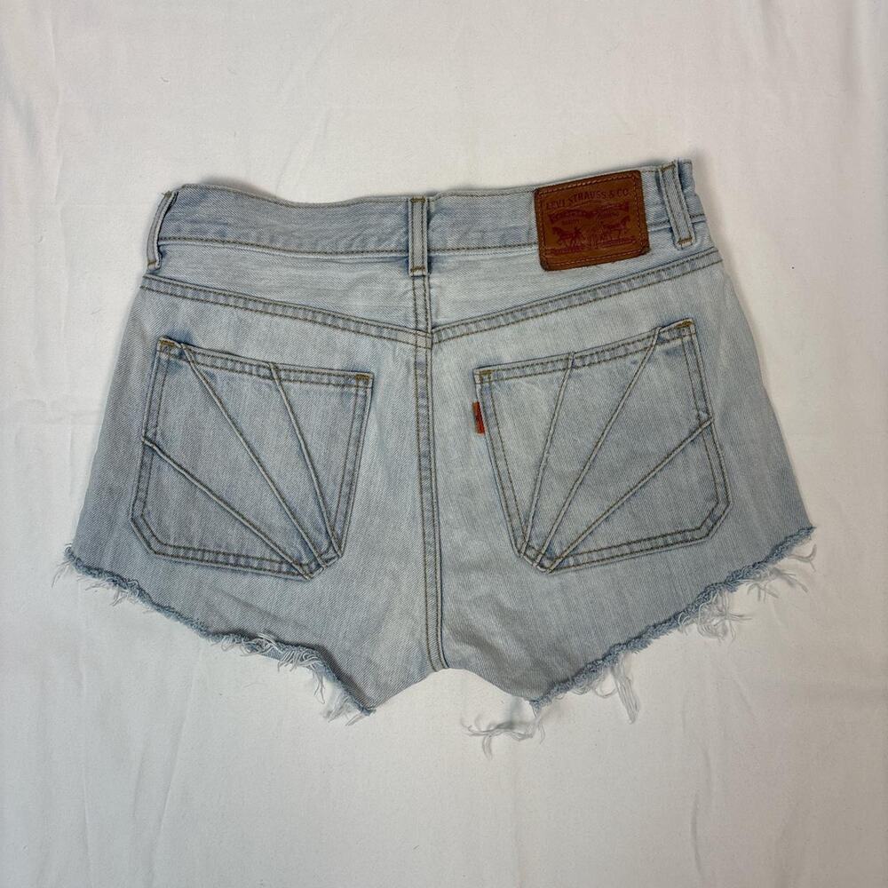 Levi's 501 denim shorts with cool pocket detail